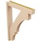 Ekena Millwork 5 1/2-in W x 28-in D x 40-in H Balboa Block Rough Cedar Woodgrain TimberThane Outlooker, Primed Tan OUTUR055X28X40BOA44RCPR - alternate 6
